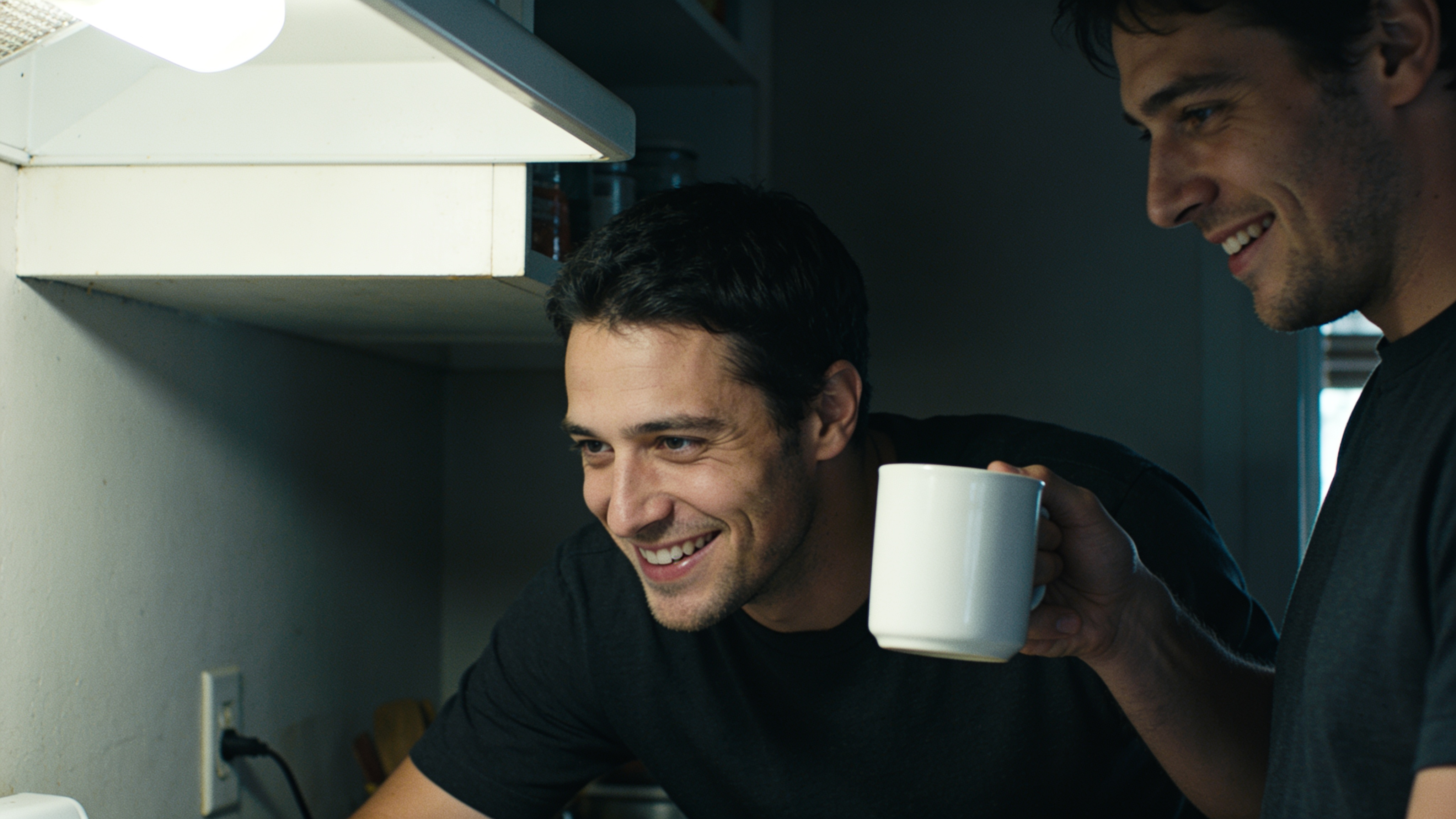 QA Coffee subscriber enjoying a morning cup